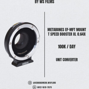 Metabones EF-MFT Mount T Speed Booster XL 0.64x
