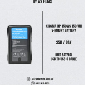 Kingma BP-150WS 150 Wh V-Mount Battery